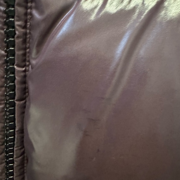 SAM. Genuine Fur hood trim Down jacket purple XS - Picture 10 of 10